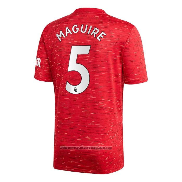 Camisola Manchester United Jogador Maguire 1º 2020-2021
